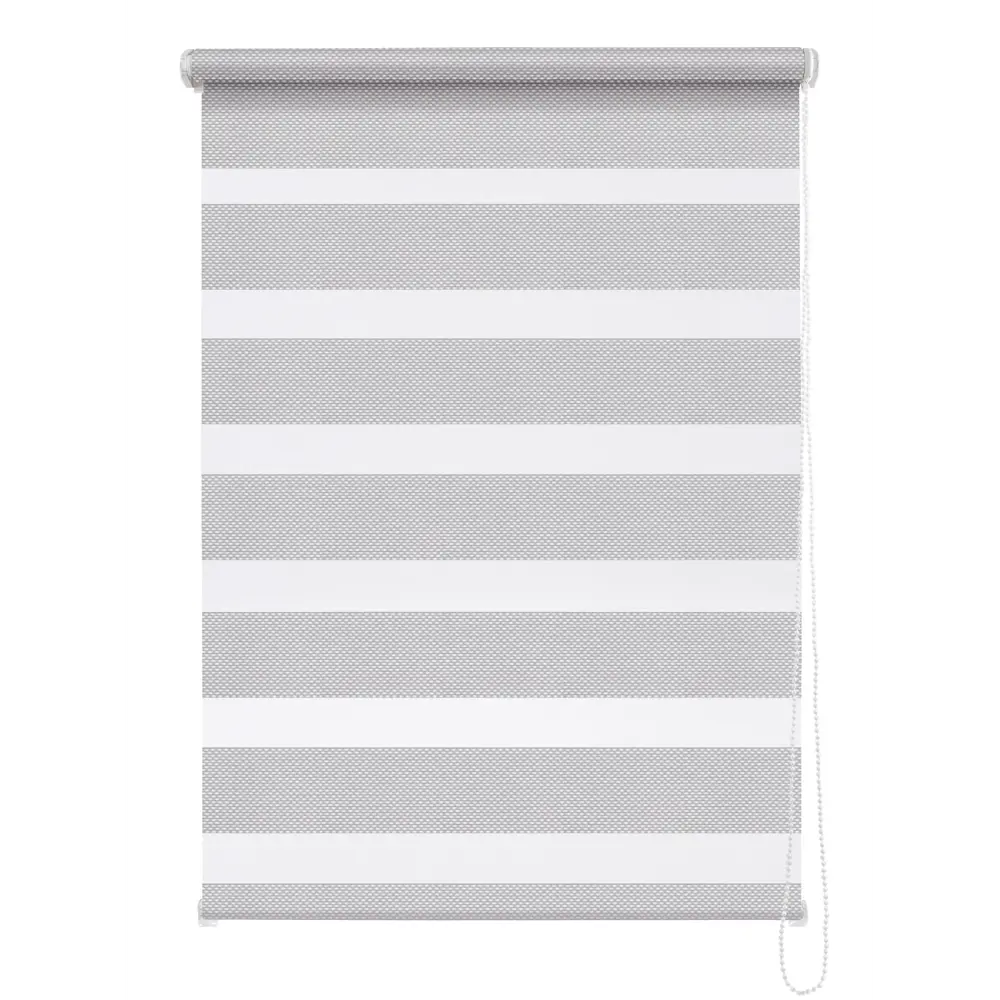 Рулонная штора MIAMOZA Liza день-ночь 70x160 см в сером цвете 89224875 STLM-1575969