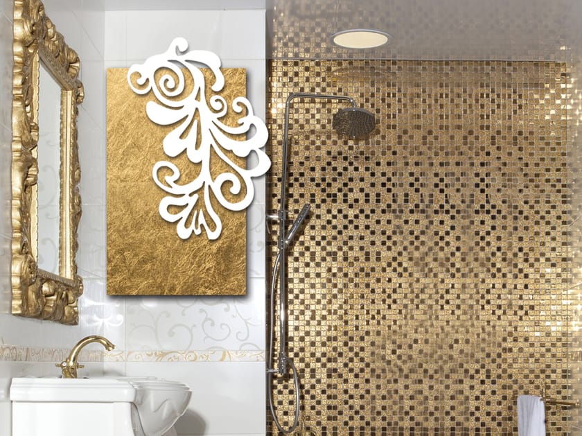 Алюминиевый полотенцесушитель Termo Design двойная пластина-сусальное золото ARCH-00074168