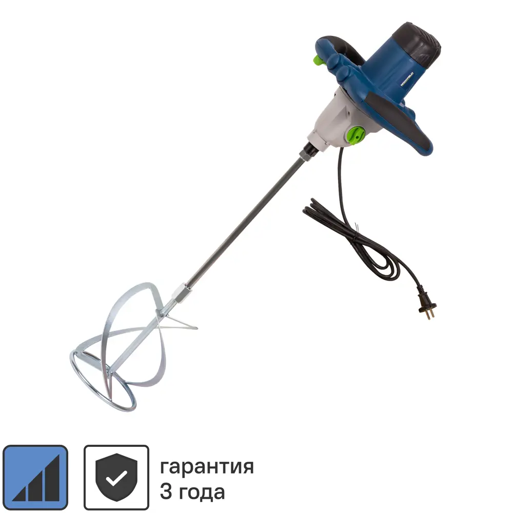 Миксер строительный сетевой Rockfield RF160MX, 1600 Вт