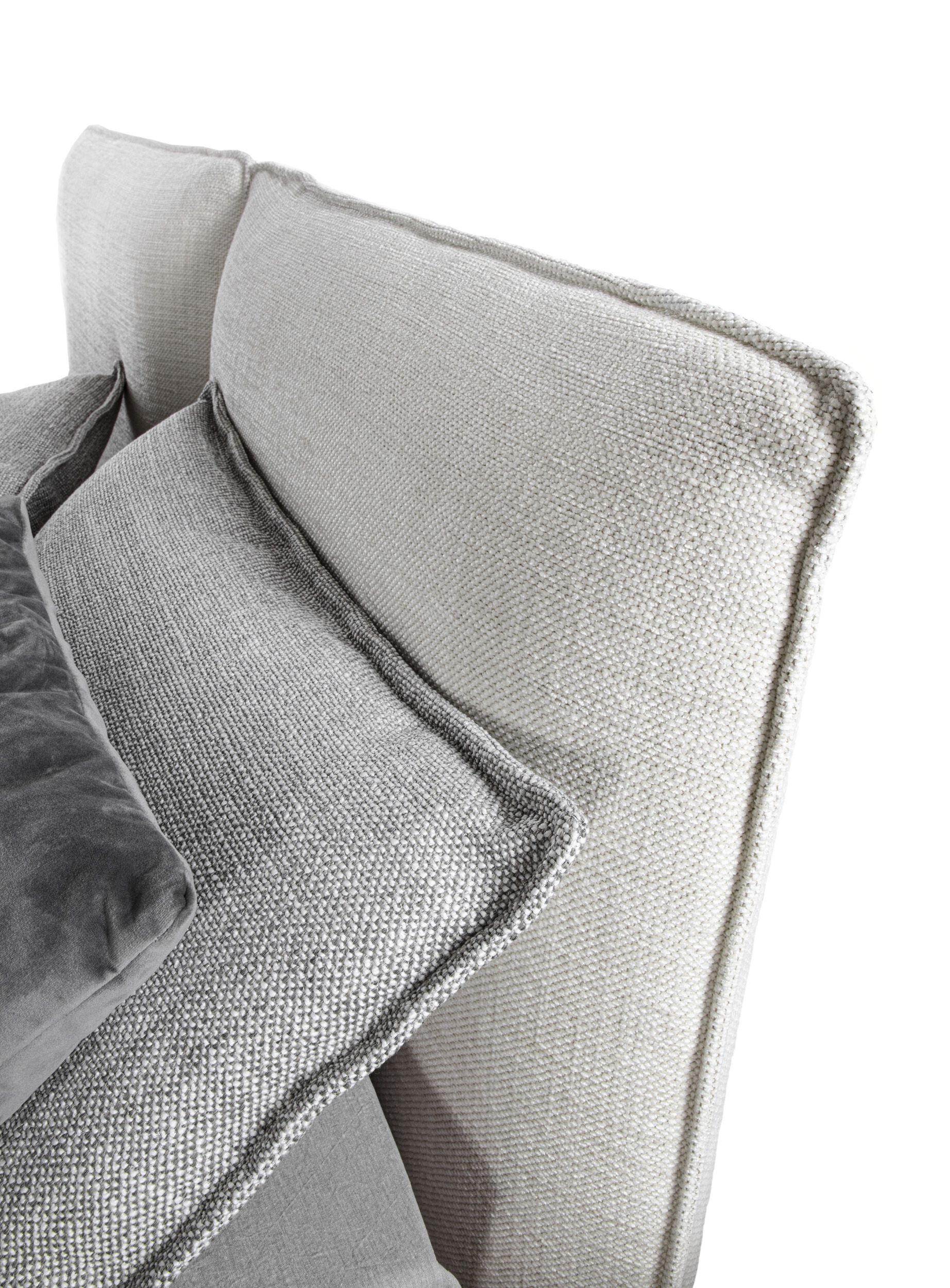 Съемная двуспальная кровать из ткани с мягким изголовьем GRUPPO FOX ночь Фокса ARCH-00018090