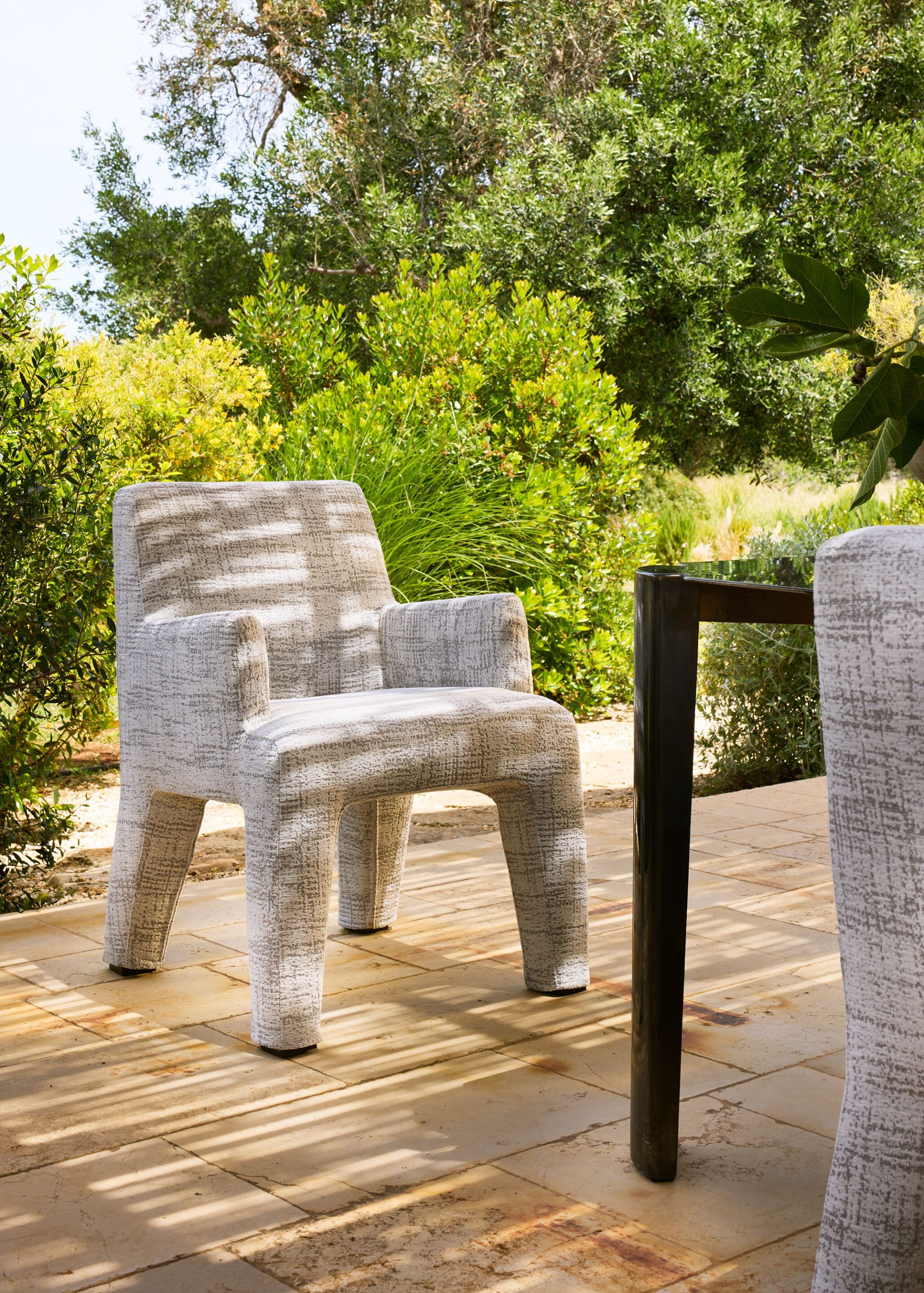 Мягкий тканевый стул с подлокотниками Exteta Moonlight ARCH-00068698 - Вид №5