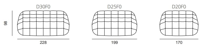 Кожаный линейный диван AERRE ITALIA Diamant ARCH-00121242 - Вид №2