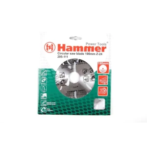 Диск пильный по дереву Hammer Flex CSB WD 205-111 24Т 190x30x2.3 мм