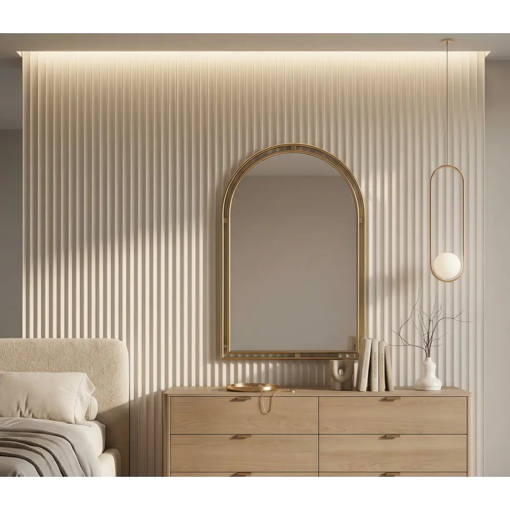 Профиль старт/финиш Волна МДФ белый 12x44x2700 мм Santreyd STLM-2130223 - Вид №5