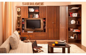 21135 Модульная гостиная Sherlock (Шерлок), орех, композиция 3 Глазовская мф