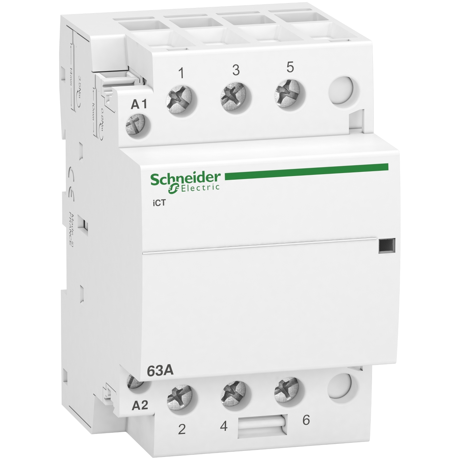 A9C20863 Модульный контактор iCT 3P 63А 400/240В AC Schneider Electric Acti 9 