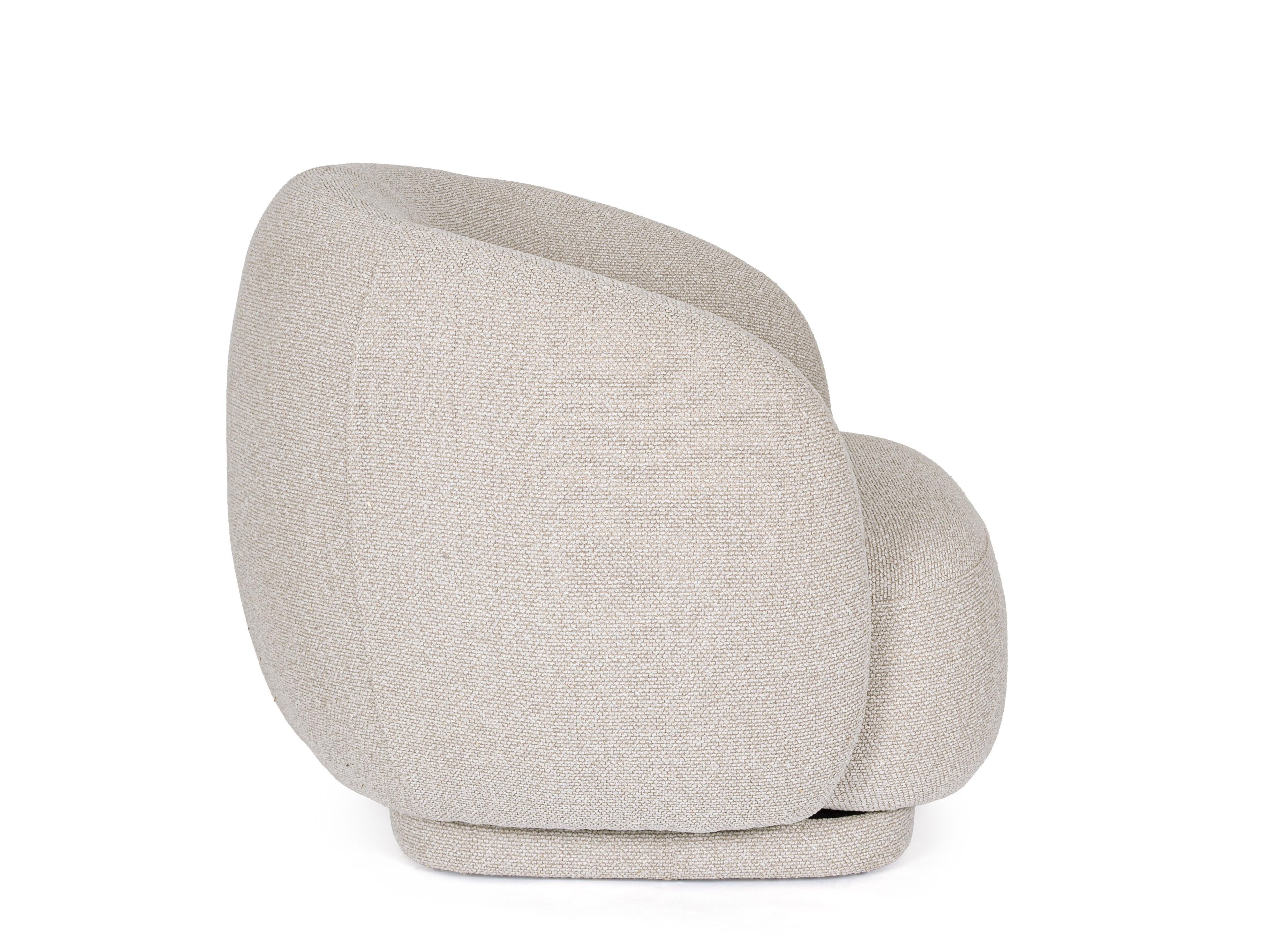 Тканевое вращающееся кресло с подлокотниками BIZZOTTO BRITTANY ARCH-00092517 - Вид №2