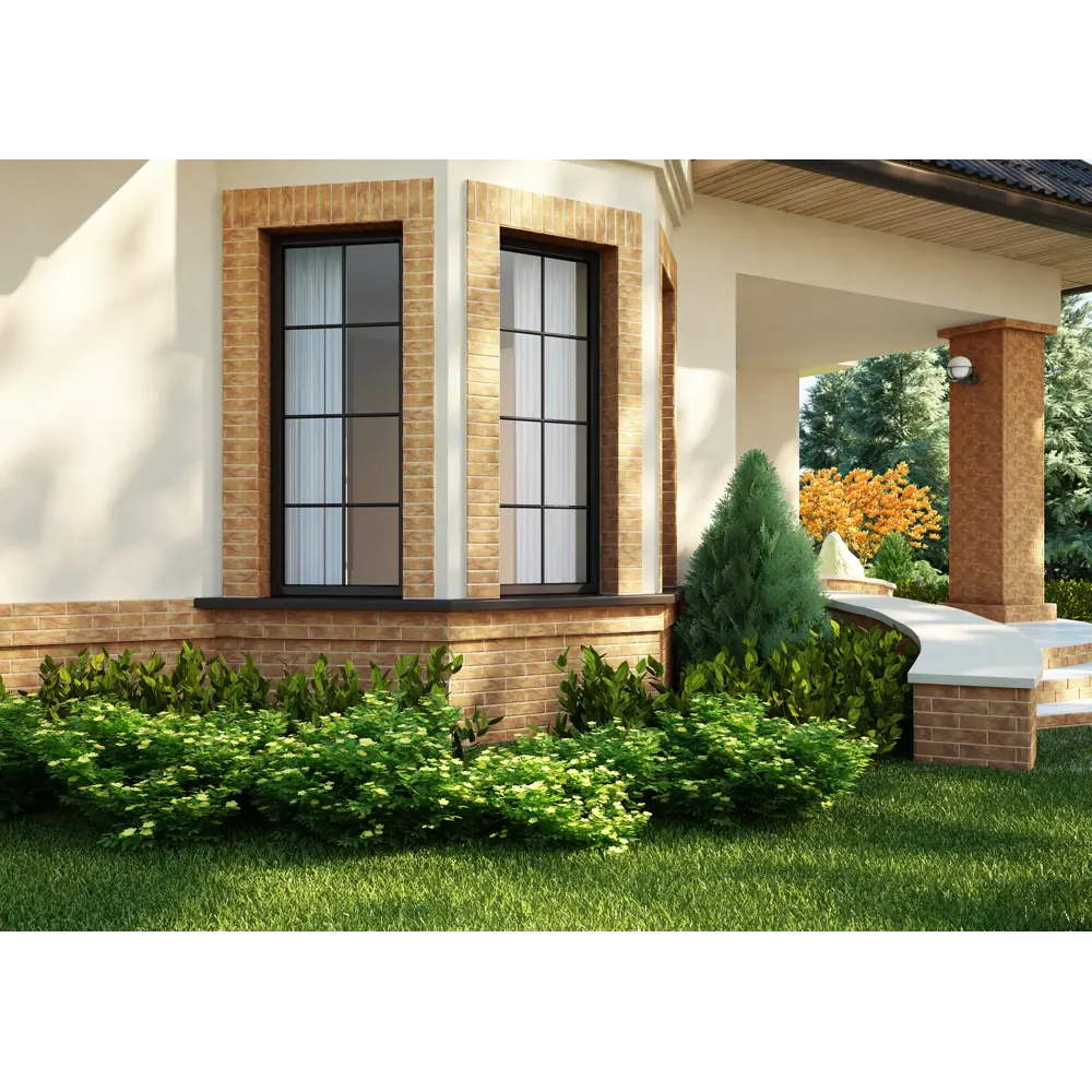 Плитка клинкерная Cerrad Rustico коричнево-оранжевый 0.5 м² STLM-2119486 - Вид №4