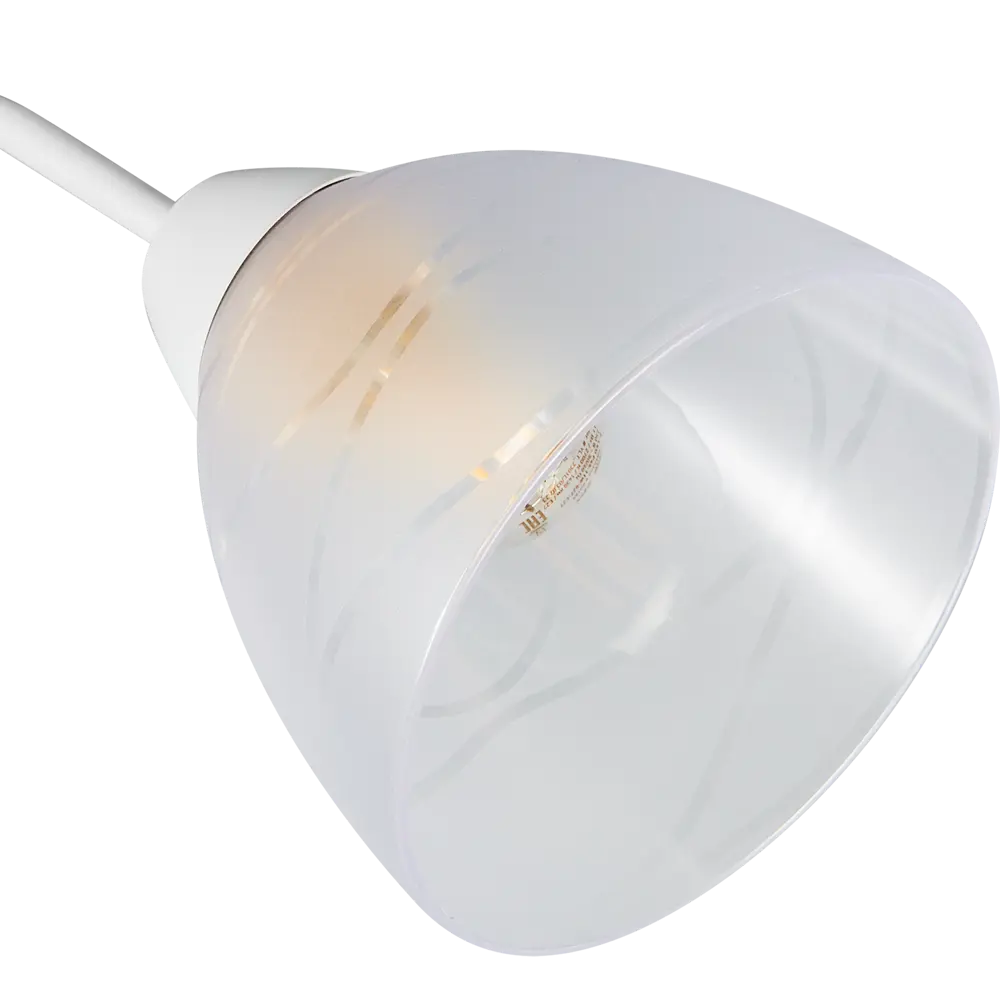 Люстра потолочная Офелия 3 лампы 3 м² цвет белый 21 ВЕК-СВЕТ STLM-2069433 - Вид №5