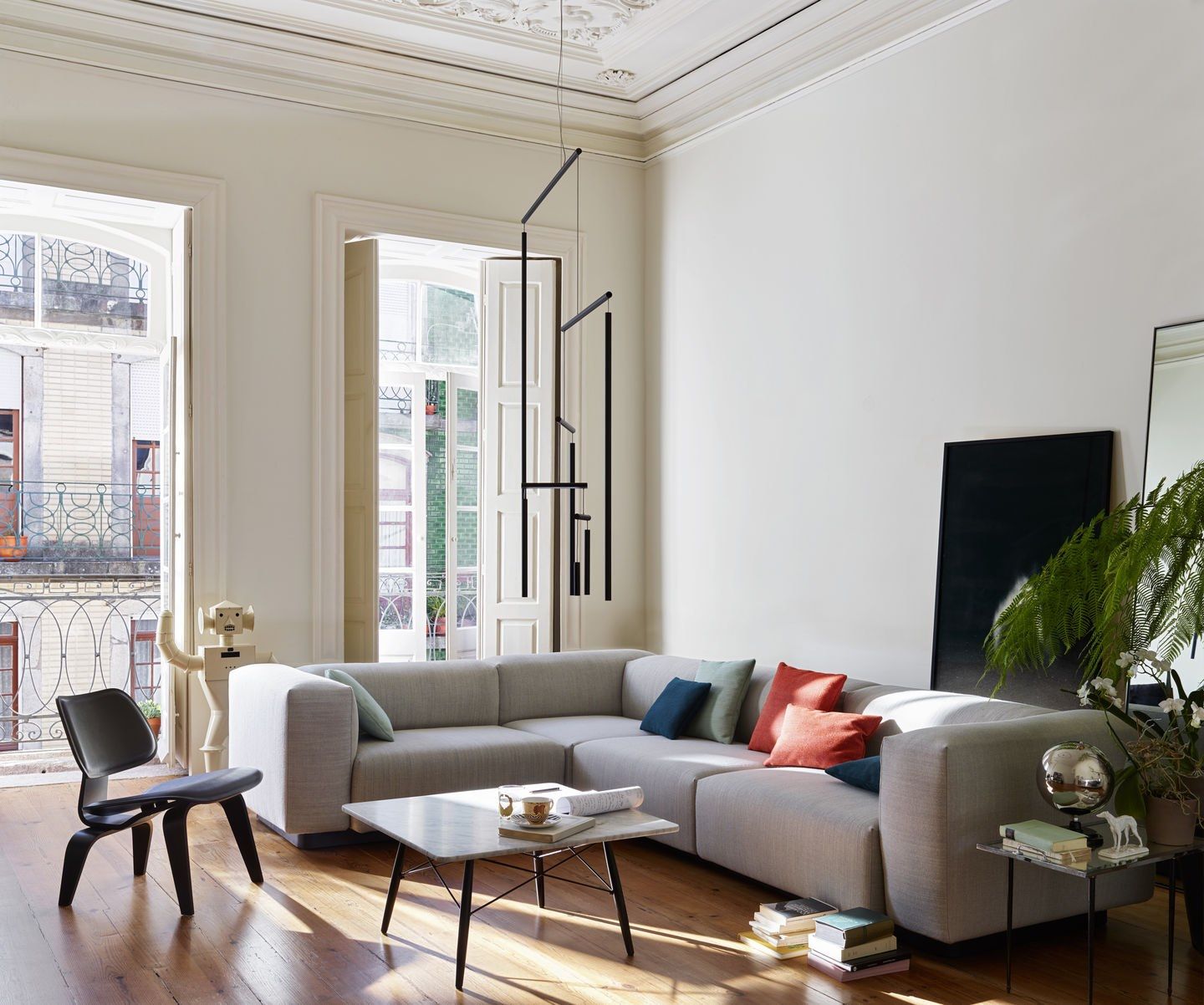 Квадратный журнальный столик из каррарского мрамора VITRA EAMES COFFEE TABLES ARCH-00045235 - Вид №2