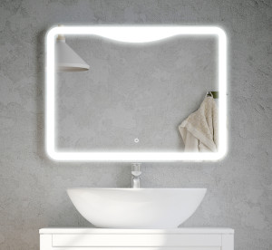 91190806 Зеркало для ванной 80 LED SD-00000920 с подсветкой 80х60см Орли STLM-0513734 COROZO