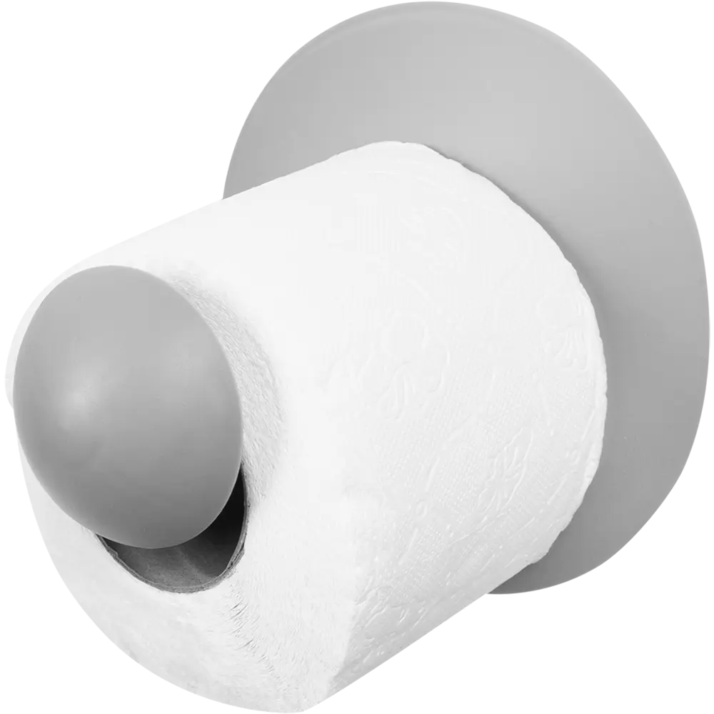 Держатель для туалетной бумаги Aqua цвет серый BEROSSI STLM-2155860 - Вид №2