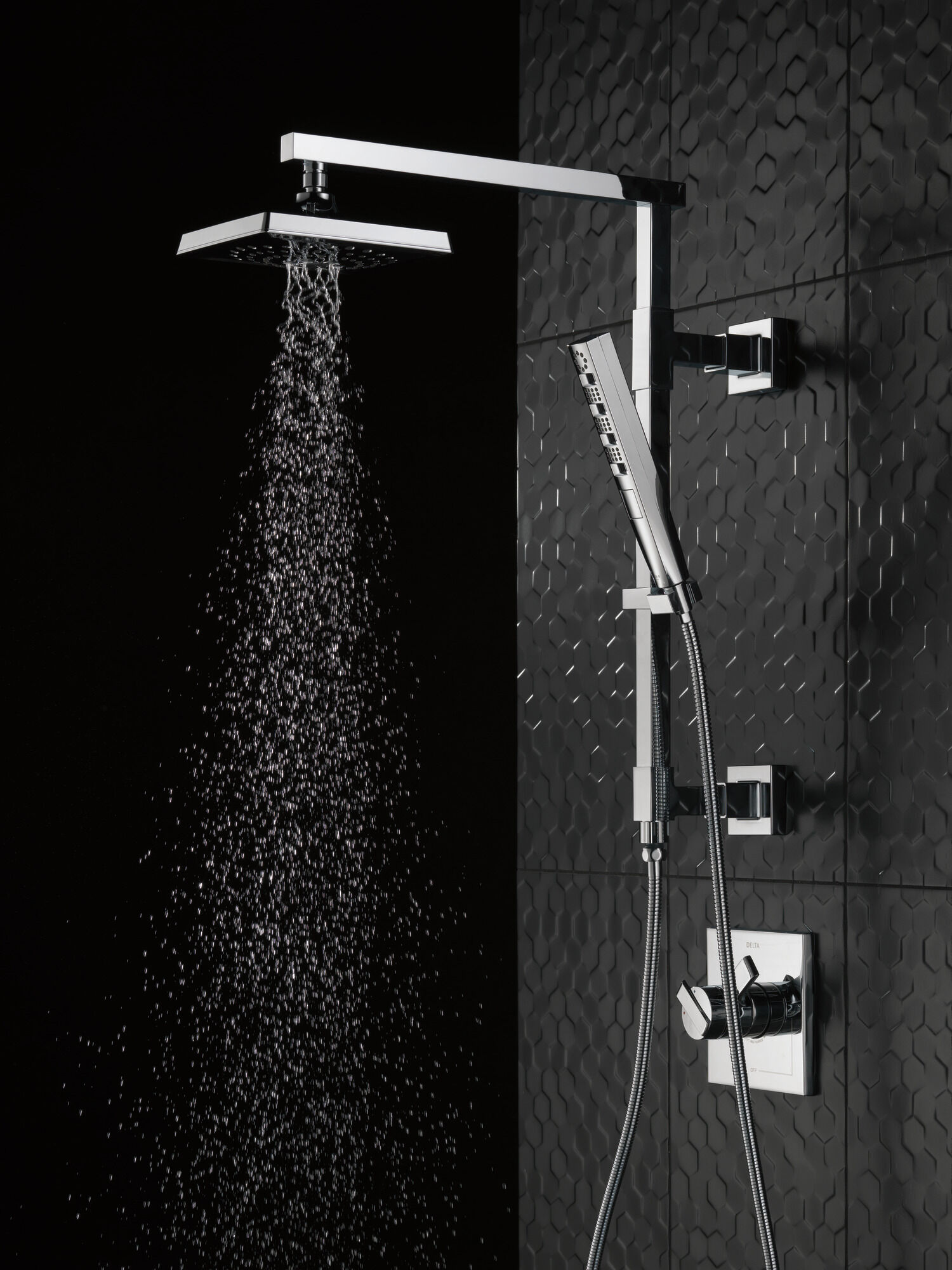 58410-RB Душевая колонна угловая 18 дюймов Delta Faucet Universal Showering Венецианская бронза  - Вид №16