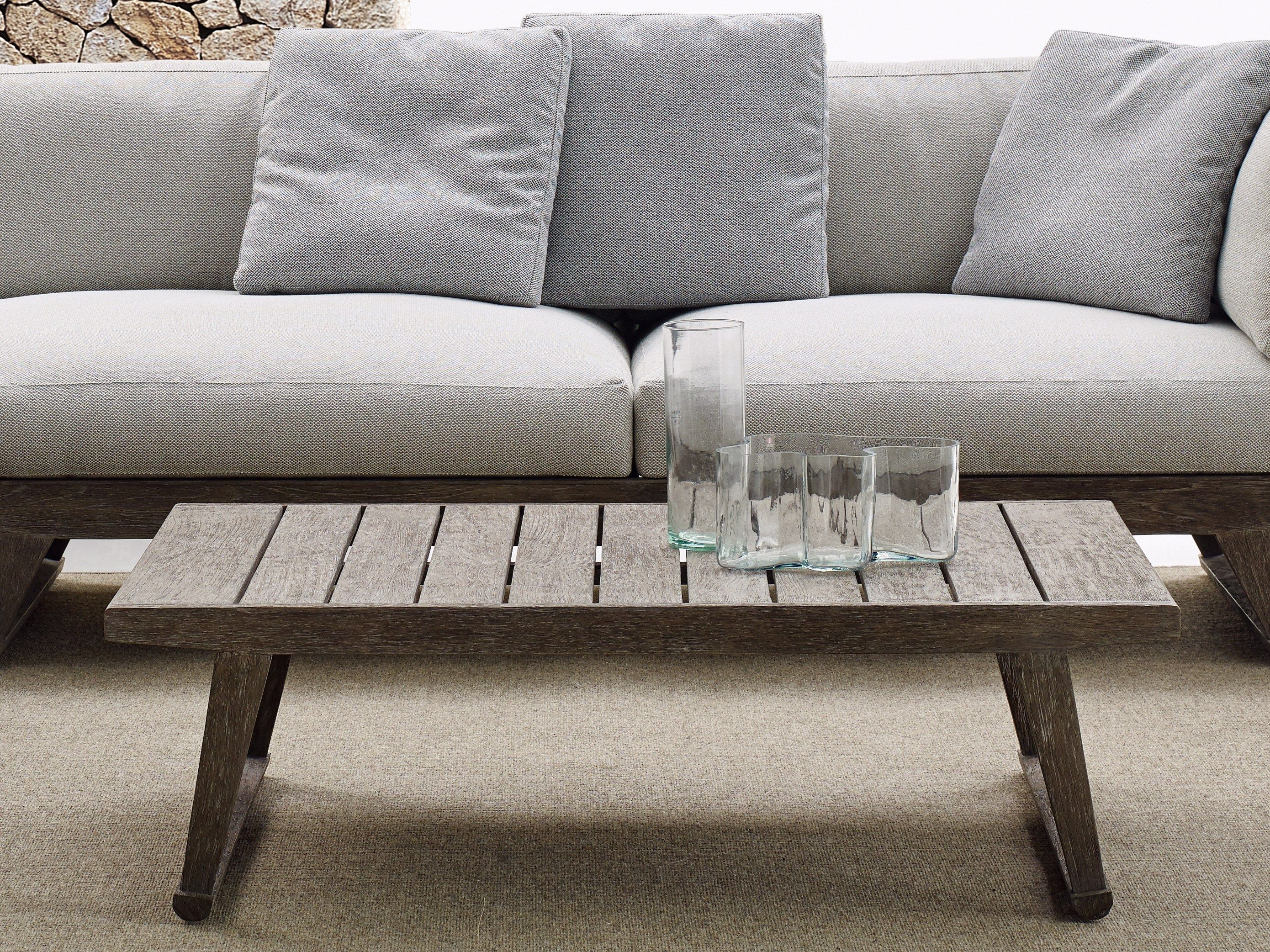 Прямоугольный садовый стол из тикового дерева B&B Italia Outdoor Чт ARCH-00077588 - Вид №1