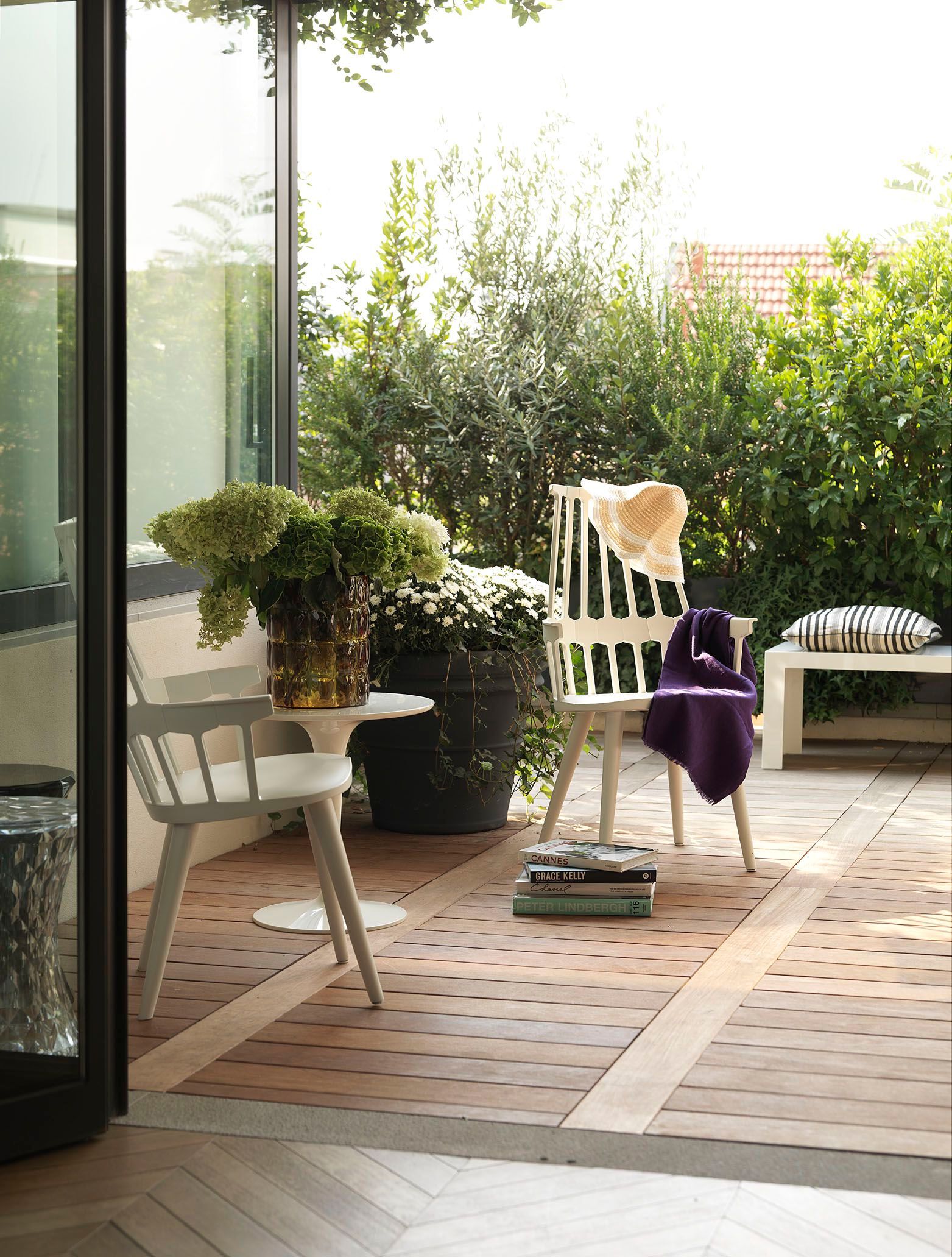 Стул из инженерного пластика с подлокотниками Kartell COMBACK ARCH-00047836 - Вид №3