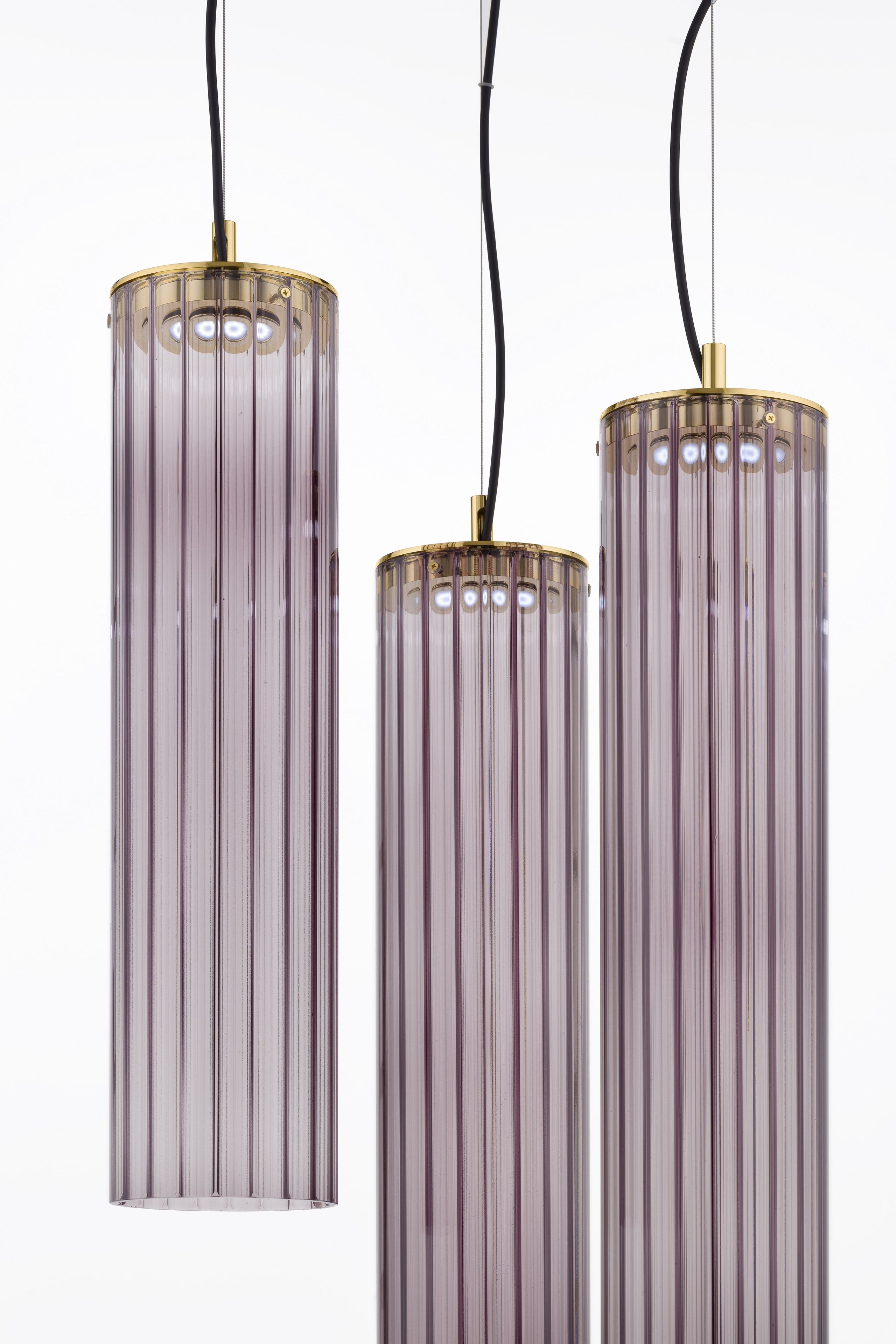 Светодиодный подвесной светильник из боросиликатного стекла Euroluce Lampadari Itala ARCH-00058271 - Вид №2