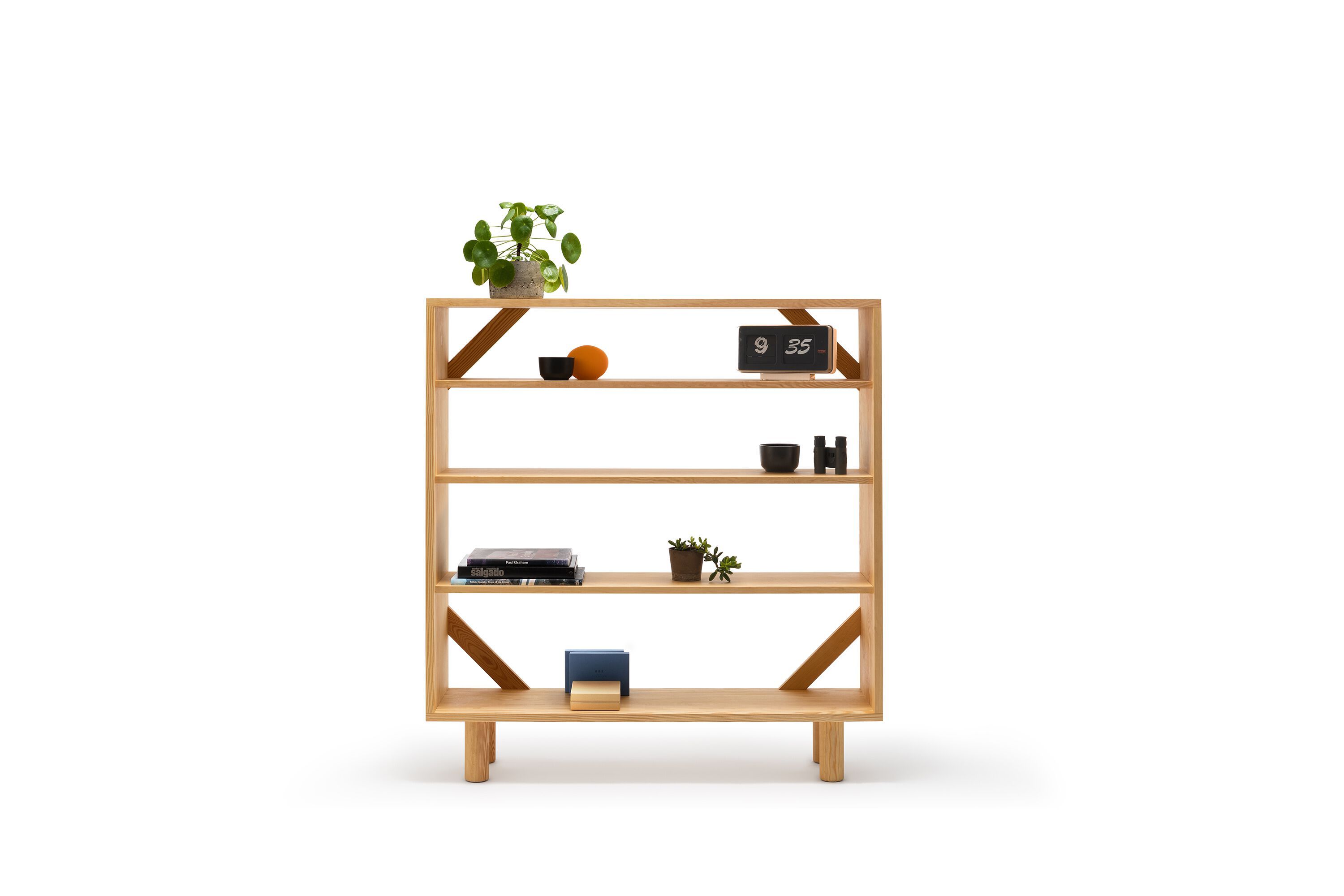 Двухсторонний книжный шкаф из сосны Established&Sons Crate Series ARCH-00043804 - Вид №1