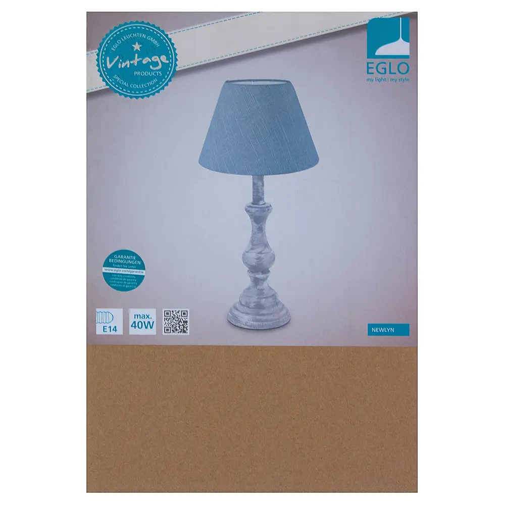 Настольная лампа Eglo «Newlyn» 1хE14x40 Вт, цвет серо-коричневый STLM-2072046 - Вид №4