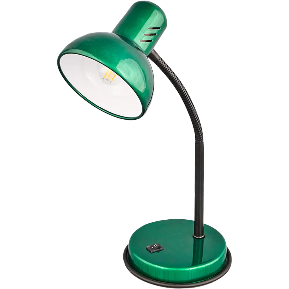 Рабочая лампа настольная Семь огней Эйр 1 лампа Е27 цвет зелёный STLM-2010903 - Вид №1
