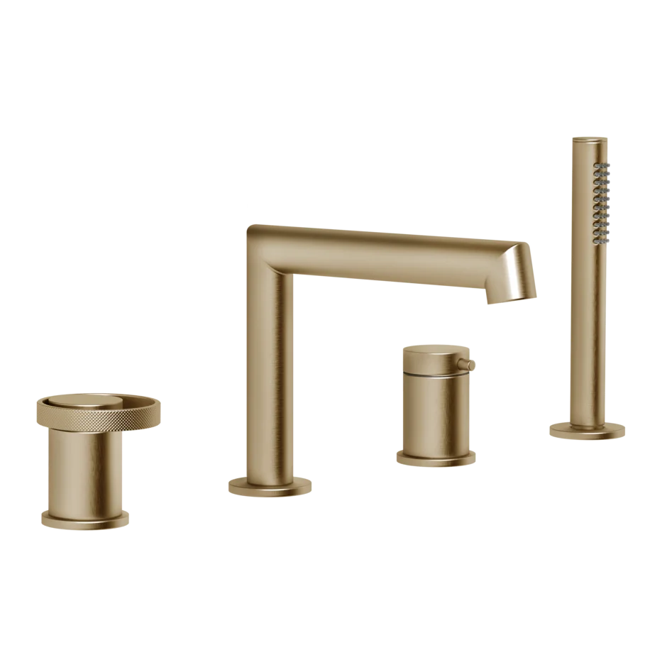 Смеситель для ванны 63337 726 Gessi Anello ТЕПЛАЯ БРОНЗА BR. PVD 63337726
