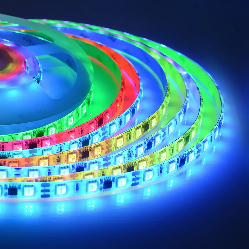APEYRON Адресная светодиодная лента RGB 5м - интеллектуальное освещение 82535318 STLM-0029164 - Вид №2
