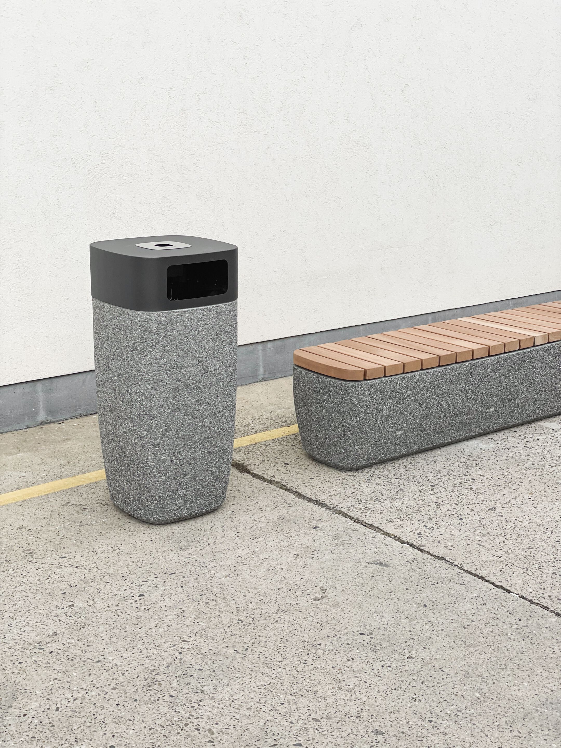 Наружные бетонные стойки для мусора Kremen ARCH-00113392 - Вид №14