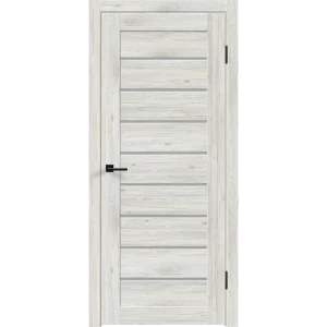 Комплект двери Тиволи остекленная 70x200 см ПВХ цвет рустик серый с добором 100 мм