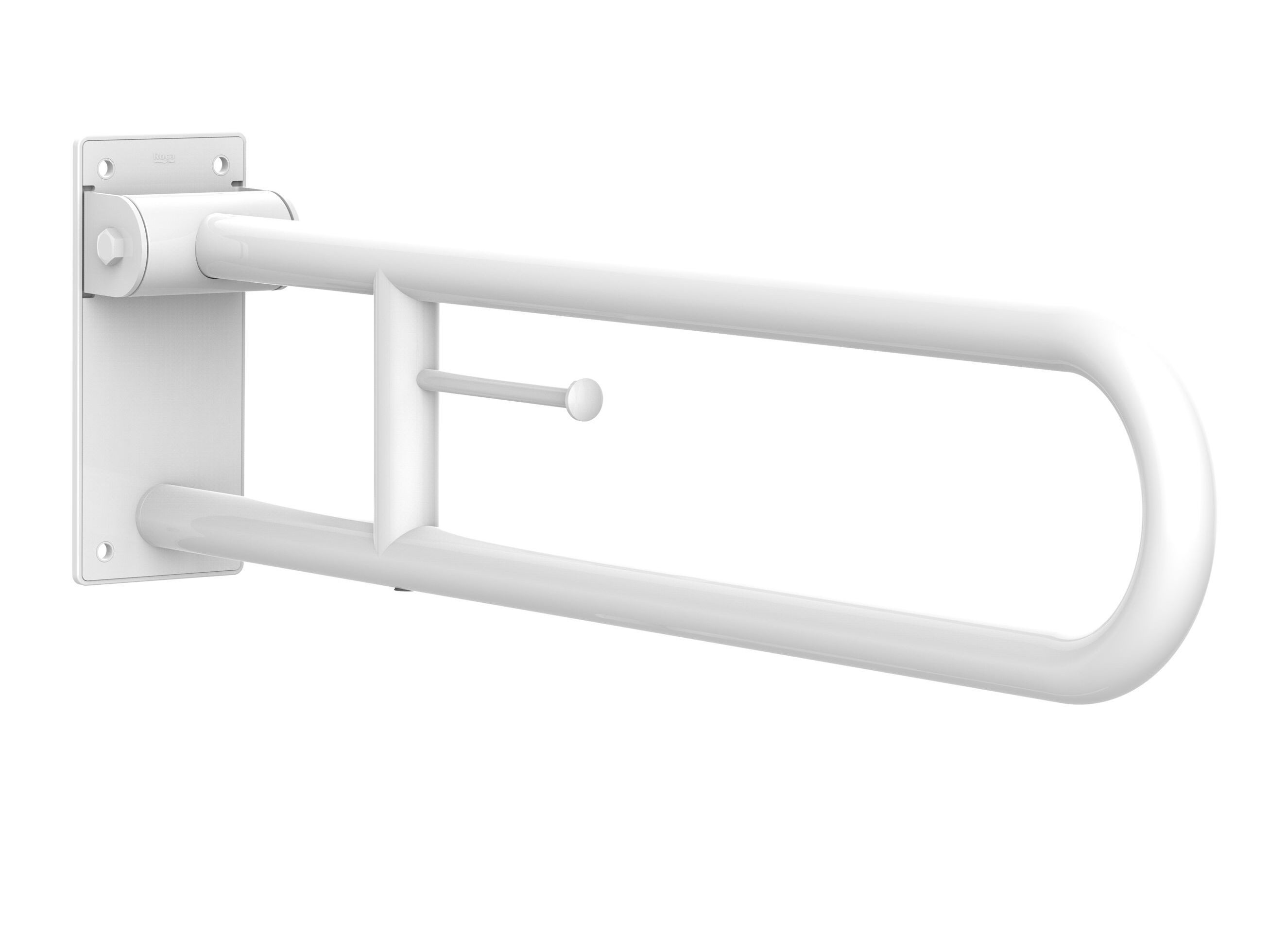 Пластиковая откидная ручка для ванной комнаты с держателем рулона Roca ACCESS ARCH-00061527