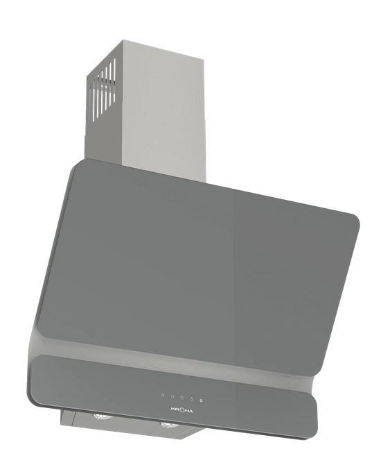9047484 Вытяжка наклонная KRONA MYSTERIUM 600 GLASS GR S серый/серый STDN-0124888