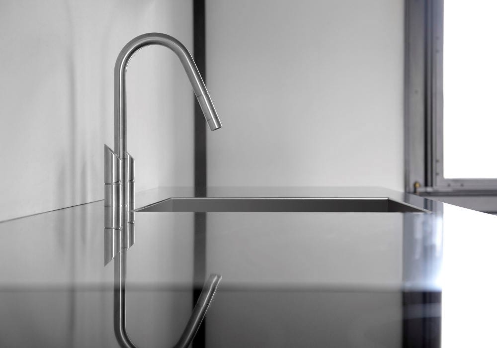 Смеситель для кухни из нержавеющей стали с раздельными розетками MGS T45 ARCH-00088174 - Вид №2