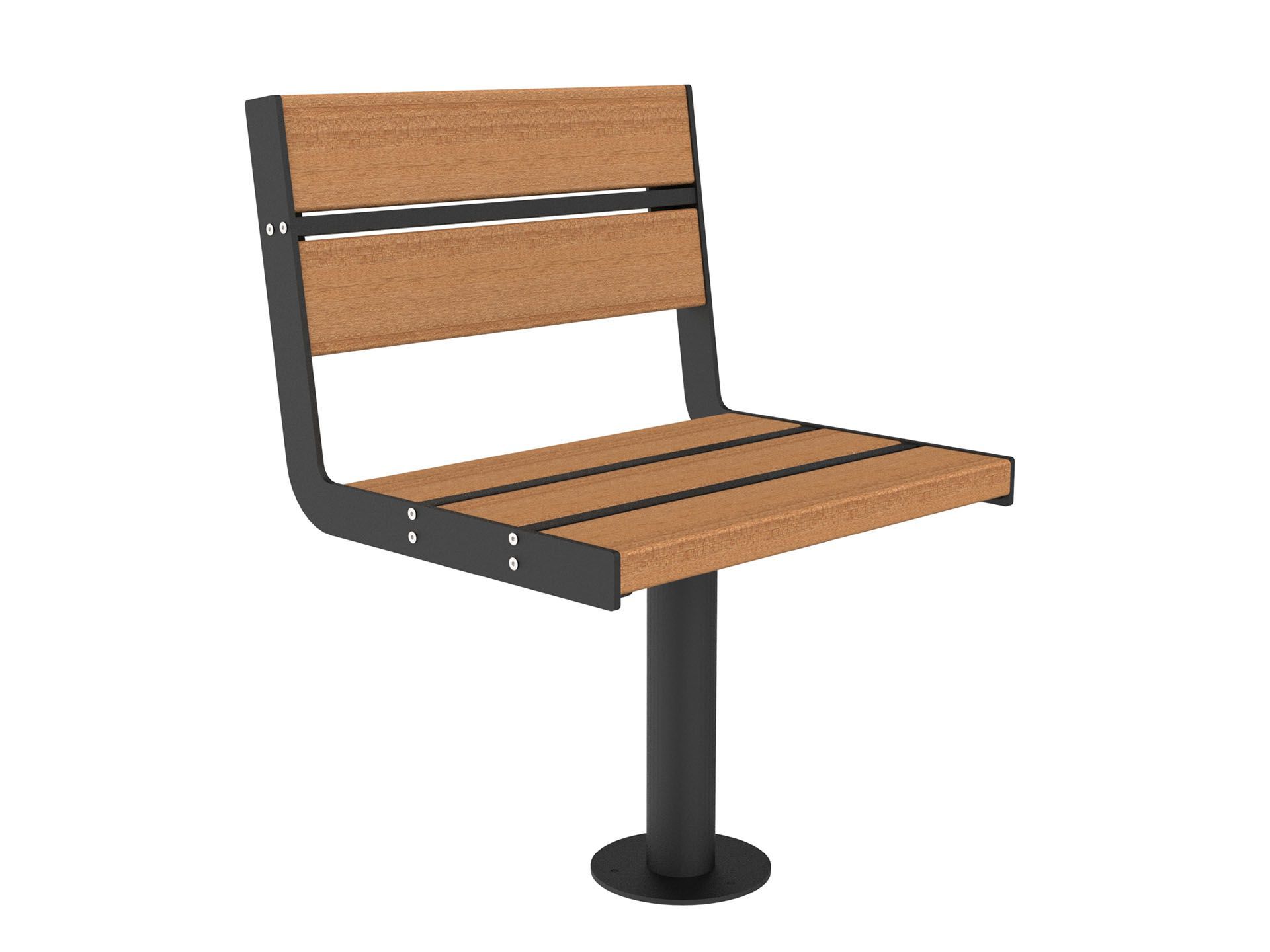 Скамья из окуме со спинкой Lazzari Joy ARCH-00059509 - Вид №14