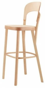 Thonet Барный стул высокий деревянный 107