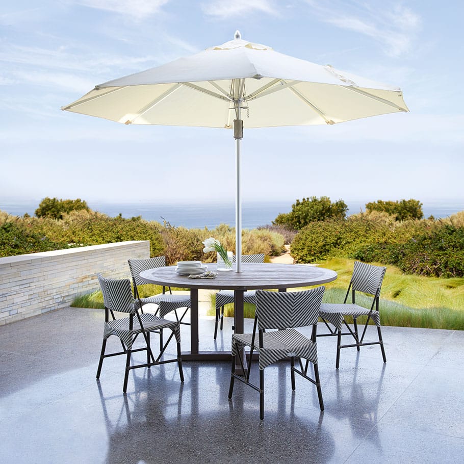 Круглый обеденный стол из тикового дерева JANUS et Cie Беседка ARCH-00081654 - Вид №7