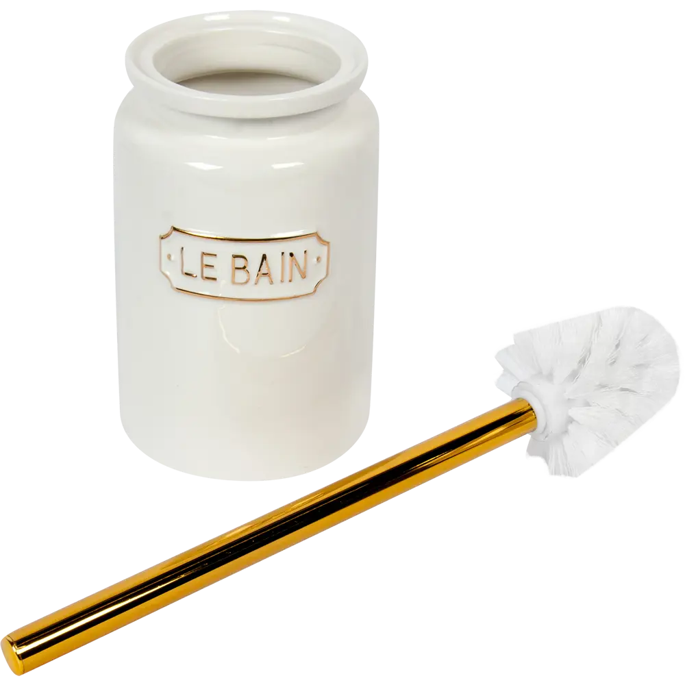 Ёршик для унитаза Wess Le Bain Blanc цвет золотой 82260751 STLM-2011252 - Вид №1