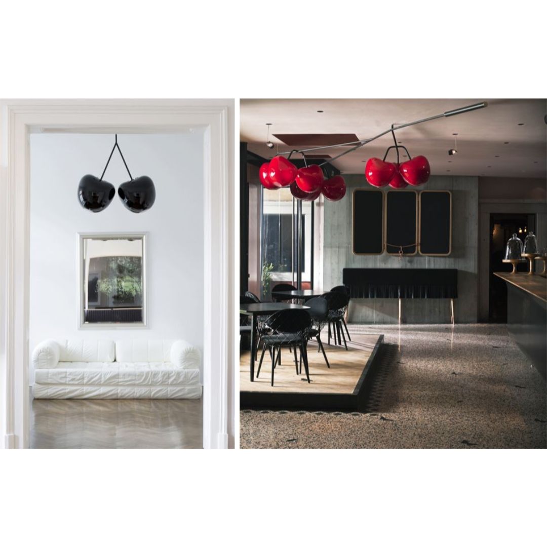 Nika Zupanc Black Cherry twins red LBCR10-02 люстра подвесная черешня красная 100664 - Вид №1