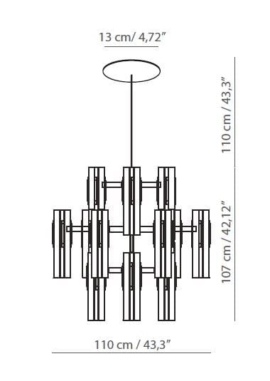 Латунный подвесной светильник Tooy Экскалибур ARCH-00046576 - Вид №3