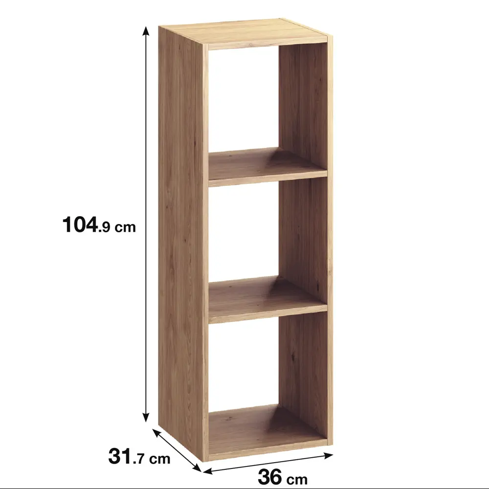 SPACEO Стеллаж «Куб» — модульная система хранения на 3 секции 82731880 STLM-0034871 - Вид №1
