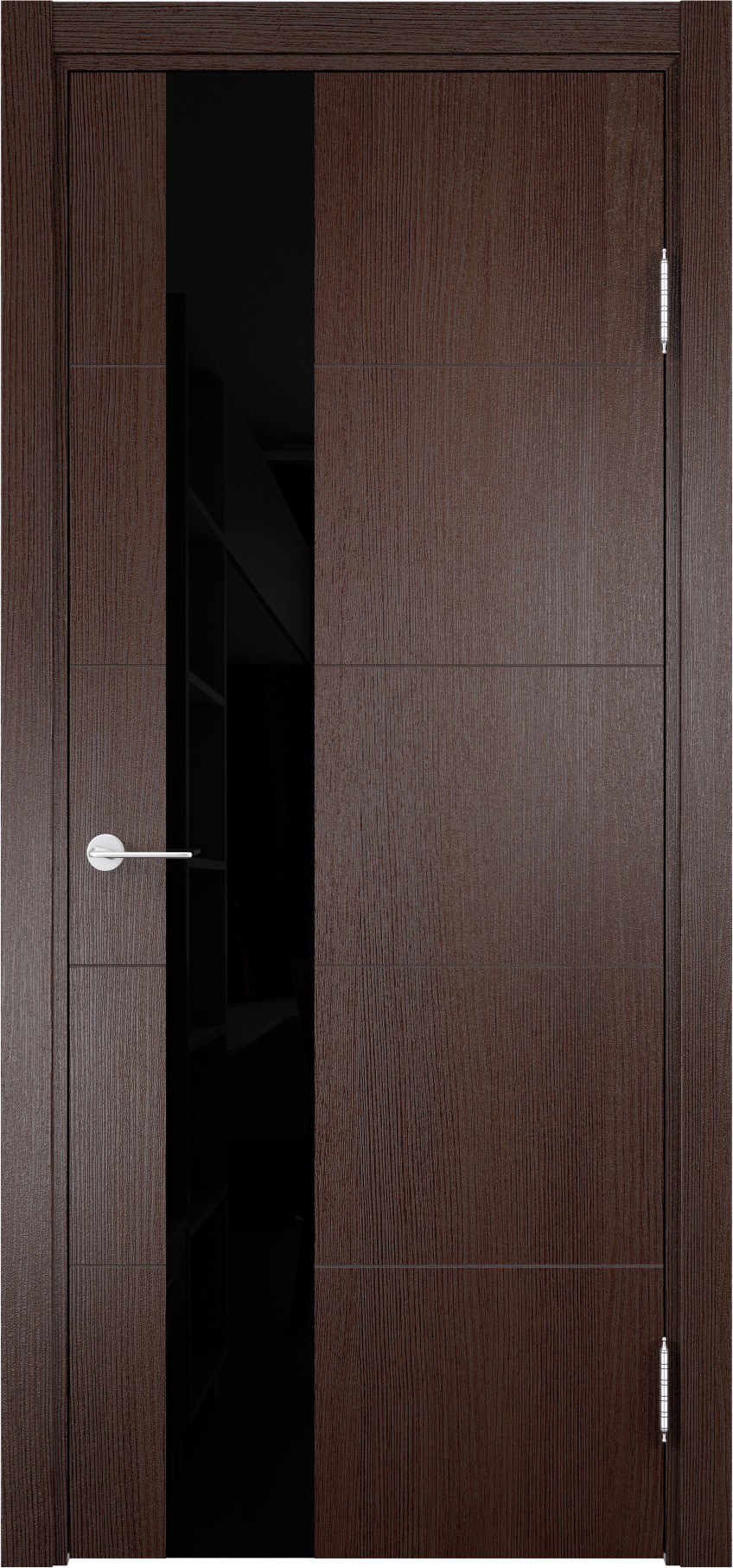 93718178 Дверь межкомнатная Турин (13) остекленная полипропилен цвет дуб графит вералинга 200 x 80 см STLM-0554452 CASAPORTE