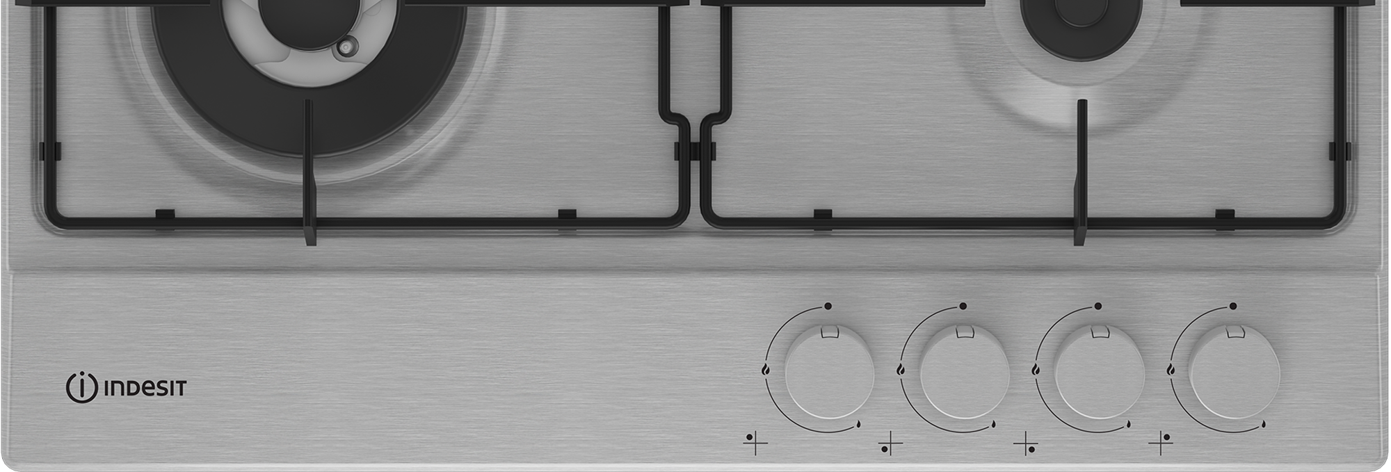 9102982 Газовая варочная поверхность Indesit THPM 641 W/IX/I STDN-0139515 - Вид №5