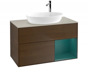 Villeroy&Boch Тумба под раковину Прямоугольная версия F903GSGN Finion Walnut Veneer