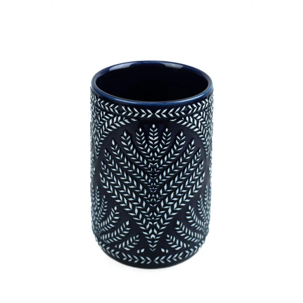 Стакан для зубных щёток Proffi Home Aegean керамика цвет синий STLM-2131081