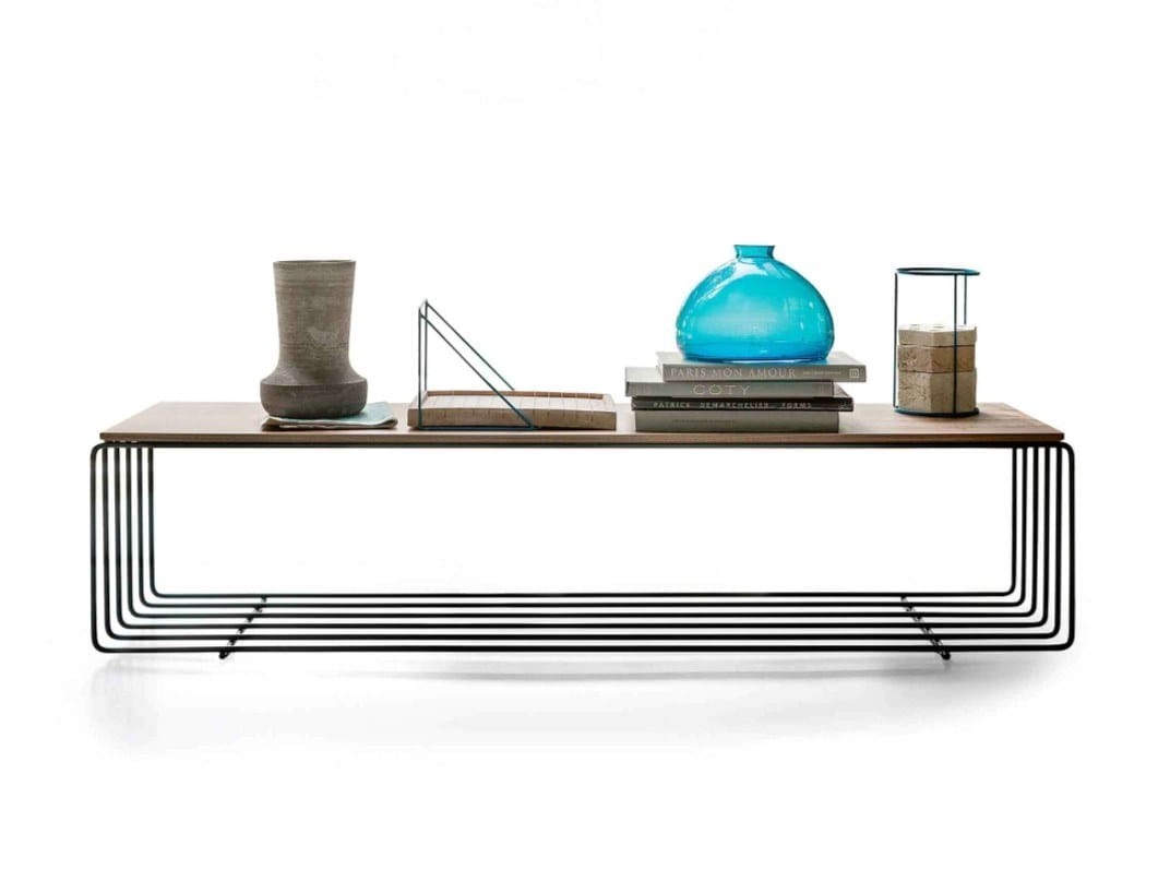 Деревянный прямоугольный журнальный столик Lema Fence ARCH-00112211