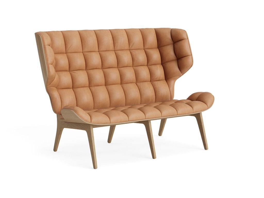 2-местный кожаный капитонный диван NORR11 Mammoth ARCH-00016626 - Вид №4