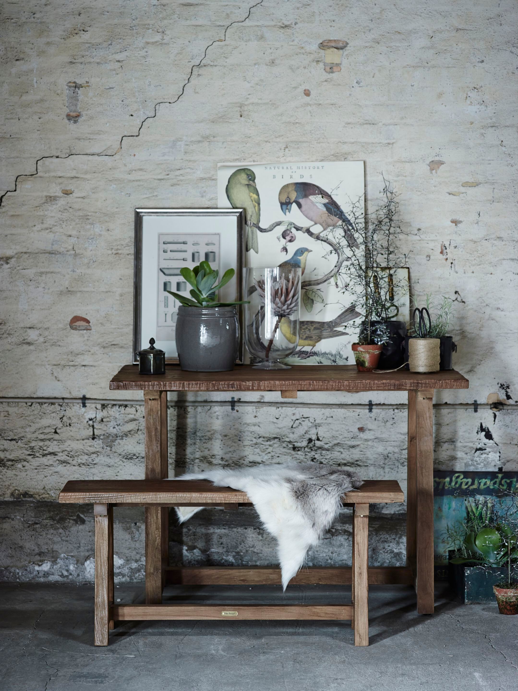 Скамейка из тикового дерева Sika Design Интерьер из тикового дерева ARCH-00095139