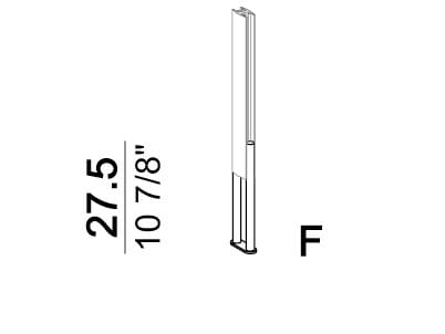 Книжный шкаф из стекла и металла Arketipo ROXANNE ARCH-00090993 - Вид №27