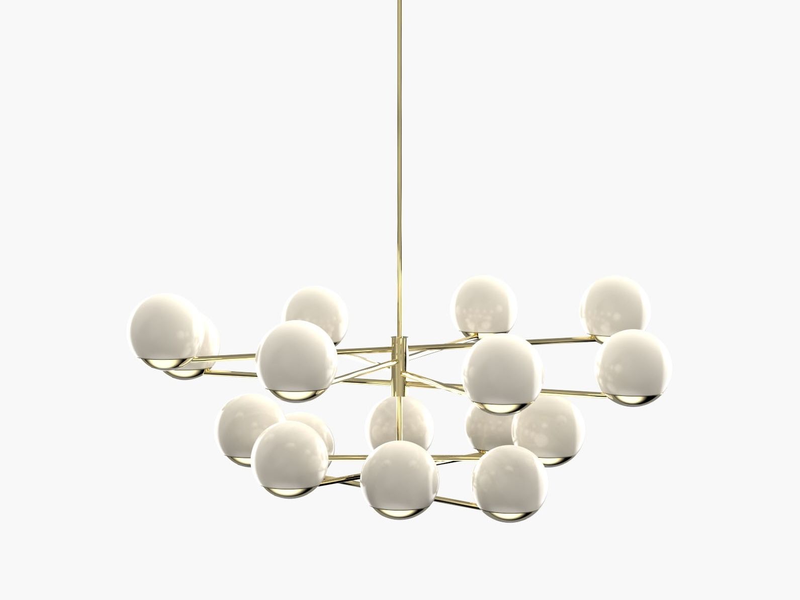 Светодиодный потолочный светильник ручной работы Cameron Design House Мяч и обруч ARCH-00046589 - Вид №1