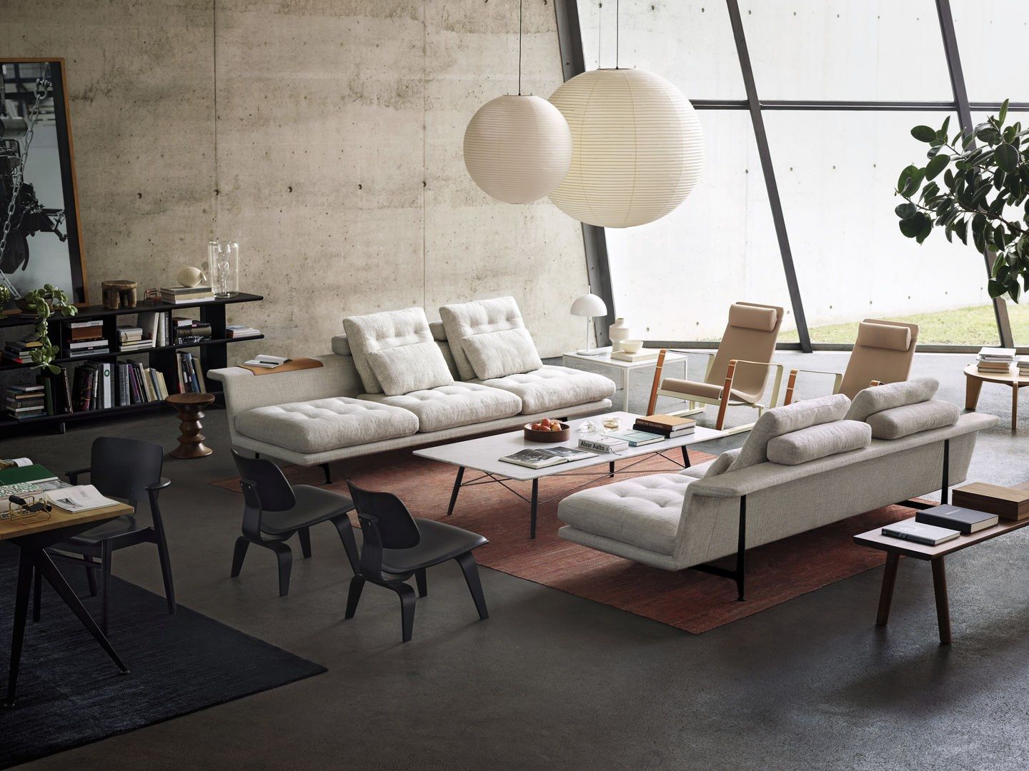 Квадратный журнальный столик из каррарского мрамора VITRA EAMES COFFEE TABLES ARCH-00045235 - Вид №4