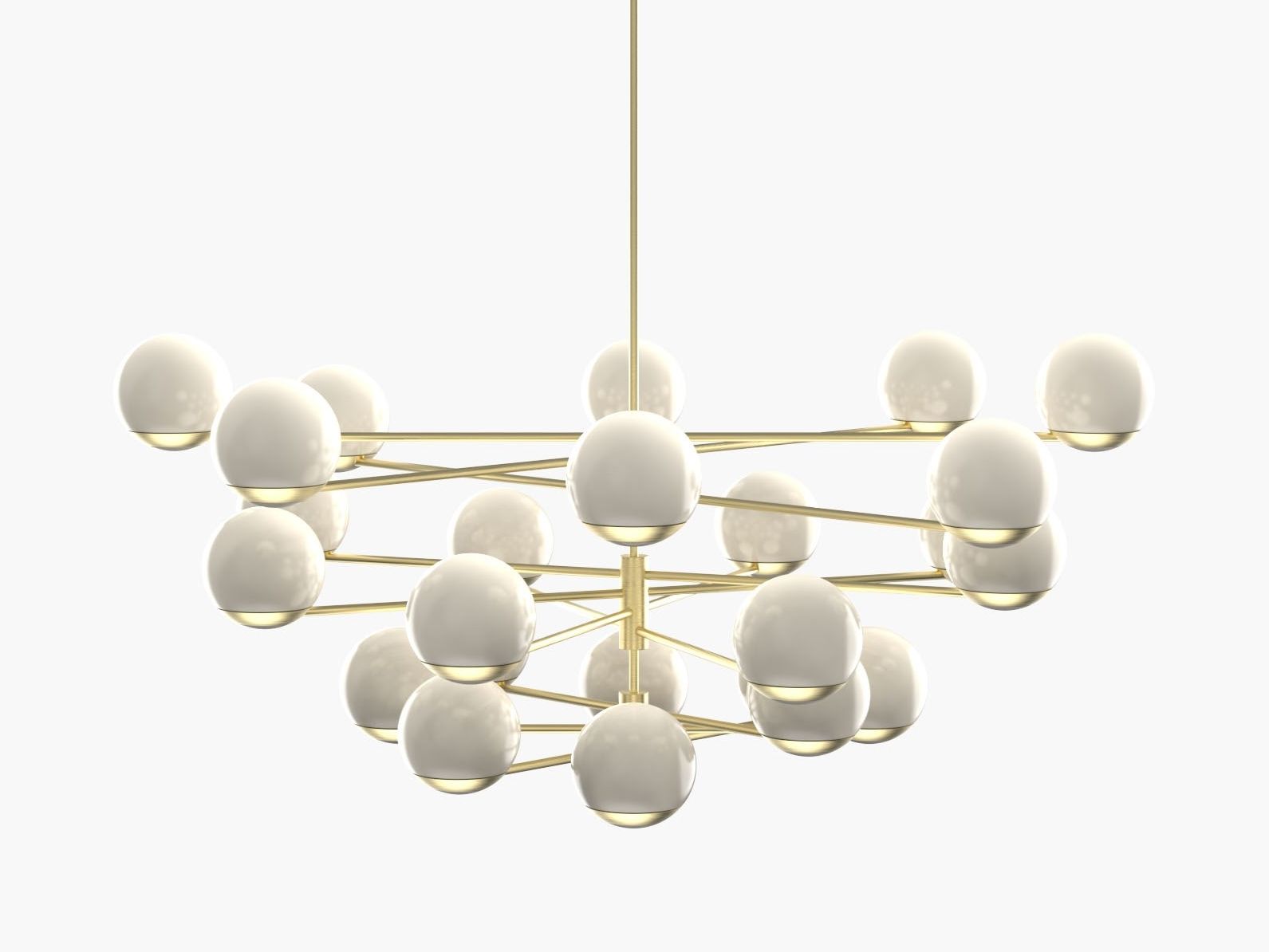 Выдувное стекло светодиодный подвесной светильник Cameron Design House Мяч и обруч ARCH-00043199 - Вид №2