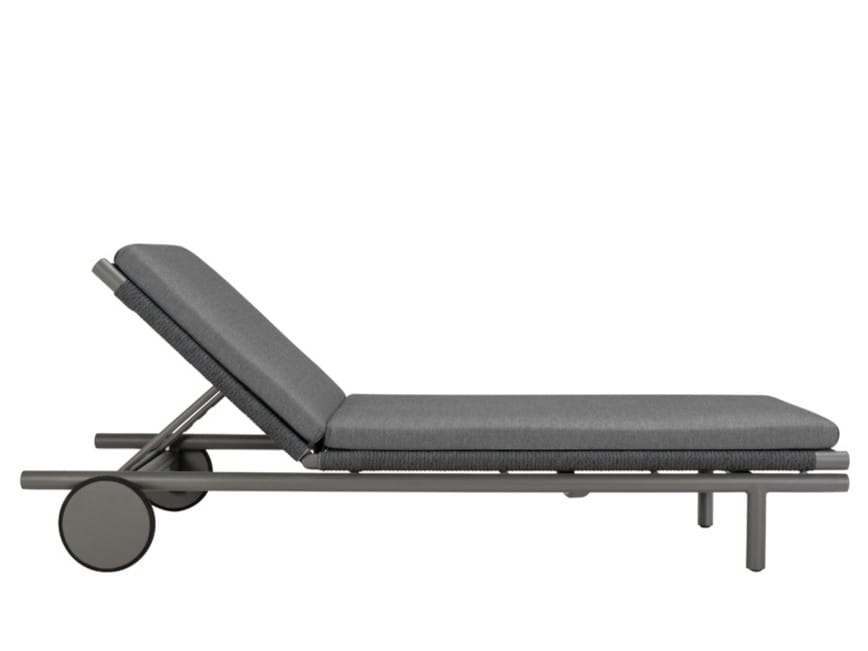 Садовая кровать из морской веревки и алюминия JANUS et Cie Anatra ARCH-00034967 - Вид №1