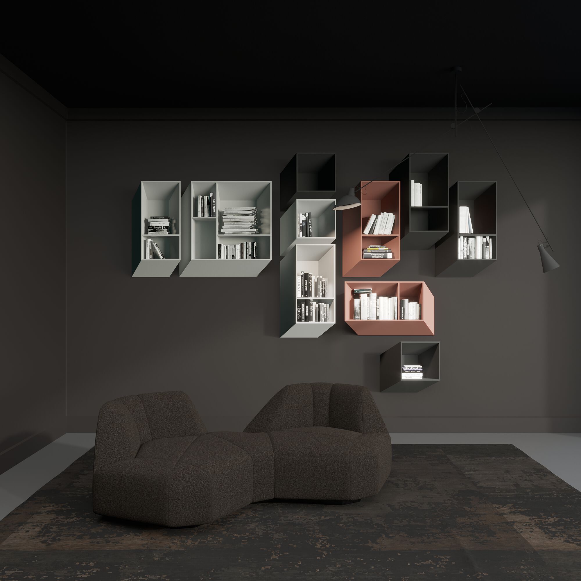 Деревянный навесной шкаф FID Paris OPTIC LONG ARCH-00111547 - Вид №2